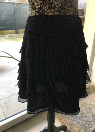 Jupe à petits pois, marque: Phildar, état: Très bon état, taille: XL / 42 / 14, 4,00 €, 4,90 € Protection acheteurs incluse