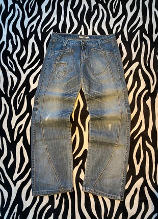 Jeans y2k Baggy workpants 2000’s Japan style 90’s blu wash Raw Denim bootcut Vintage Retrò, brand: Japan Style, condizioni: Nuovo senza cartellino, taglia: M, €24.00, €25.90 include la Protezione acquisti