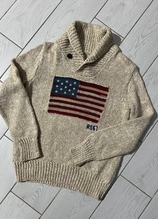 Maglione Ralph Lauren con bandiera USA donna S, marque: Ralph Lauren, état: Très bon état, taille: S / 36 / 8, 40,00 €, 42,70 € Protection acheteurs incluse