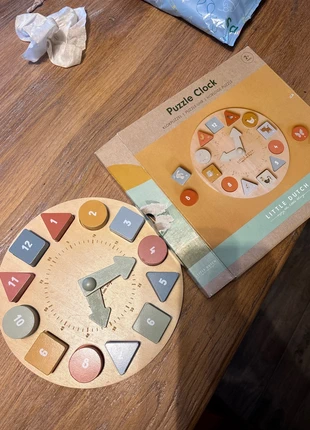 Little Dutch puzzel klok, merk: Little Dutch, staat: Heel goed, maat: Universeel, € 7,50, € 8,58 inclusief Kopersbescherming