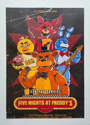 Affiche Five Nights At Freddy's, estado: Novo sem etiquetas, €6.99, €8.04 inclui Proteção do Comprador