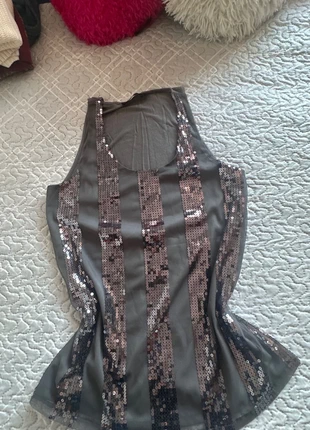 Camiseta Ibiza, año nuevo brillo, marque: The Limited, état: Neuf sans étiquette, taille: S / 36 / 8, 3,00 €, 3,85 € Protection acheteurs incluse