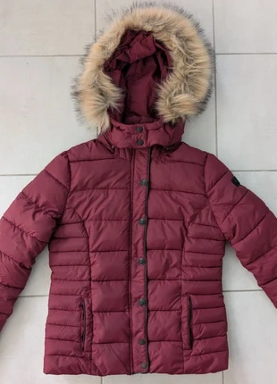 Kaporal Jeans Puffer Jacket with Faux Fur Hood - Size M, marque: Kaporal, état: Très bon état, taille: M / 38 / 10, 25,00 €, 26,95 € Protection acheteurs incluse