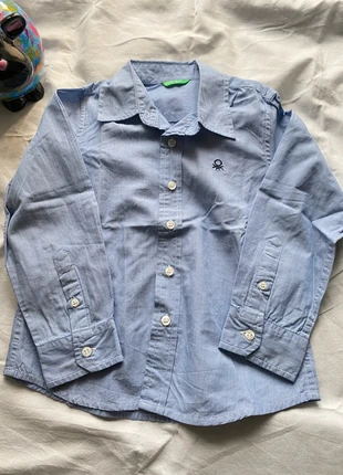 Chemise Benetton enfant 3 ans – Camicia Benetton bimbo 3 anni – Benetton Kinderhemd 3 Jahre, marque: Benetton, état: Très bon état, taille: 3 ans / 98 cm, 8,00 €, 9,10 € Protection acheteurs incluse