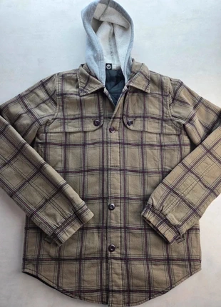 roxy surchemise doublée sherpa à capuche carreaux kaki s femme y2k skatewear, brand: Roxy, condition: Very good, size: S, €22.00, €23.80 includes Buyer Protection