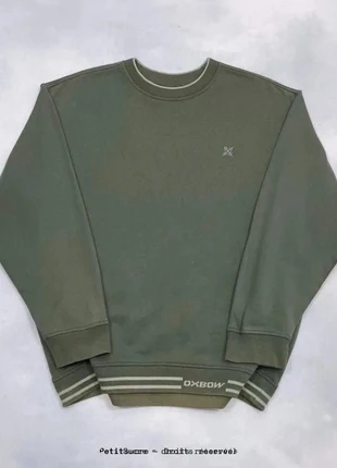 Pull Oxbow y2k Vert brodé col épais coupe Boxy Retro Crew Neck Sweatshirt - M /648B, marke: Oxbow, zustand: Sehr gut, größe: M, 29,00 €, 31,15 € beinhaltet Vinted-Käuferschutz Pro