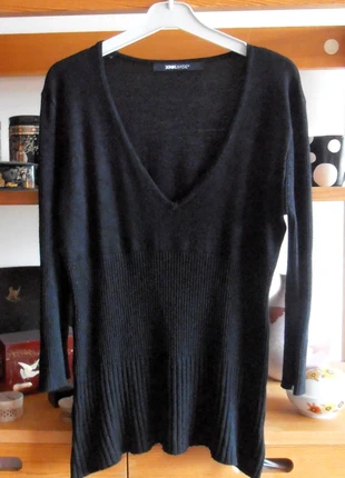 Pull noir femme, Xanaka, taille 36 S, col V, marca: Xanaka, estado: Muito bom, tamanho: S / 36 / 8, €5.50, €6.48 inclui Proteção do Comprador