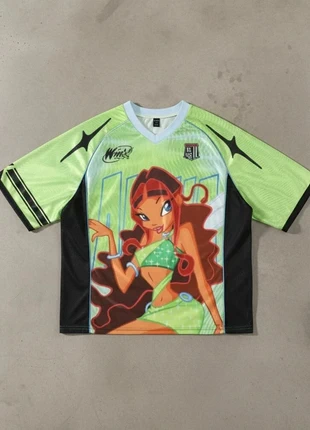 T-shirt vert cartoon / streetwear / fairycore / oversize / colorful / unisex / tendance, brand: Glowwave Studio, condition: Very good, size: M, €42.90, €45.75 includes Buyer Protection