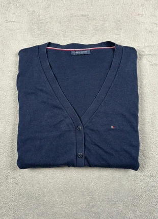 Pull Cardigan Tommy Hilfiger Taille M Bleu Marine Femme en Coton Très Bon État #274, brand: Tommy Hilfiger, condition: Very good, size: M / 38 / 10, €15.99, €17.49 includes Buyer Protection Pro
