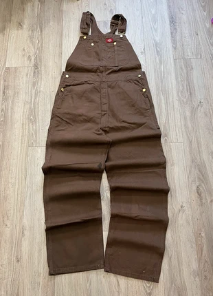 Salopette Dickies baggy marron, marque: Dickies, état: Très bon état, taille: W36 | FR 46, 70,00 €, 74,20 € Protection acheteurs incluse
