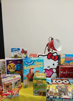 Lot de jeux de sociétés, marque: sansmarque, état: Bon état, taille: 7 ans / 122 cm, 4,00 €, 4,90 € Protection acheteurs incluse