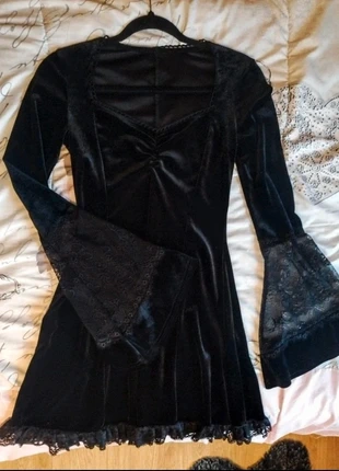 Robe gothique à manches évasées dentelle, état: Neuf sans étiquette, taille: S / 36 / 8, 29,00 €, 31,15 € Protection acheteurs incluse