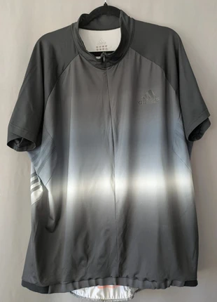 Maillot cyclisme Adidas ClimaCool XXL homme gris dégradé bon état, brand: adidas, condizioni: Buone, taglia: XXL, €11.00, €12.25 include la Protezione acquisti Pro
