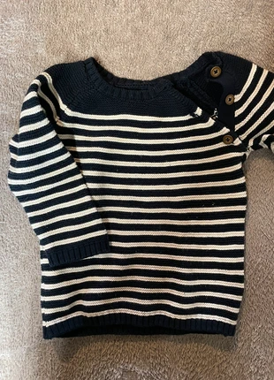 Pull Rayé Kiabi 18 Mois – Bleu Marine & Blanc, marque: Kiabi, état: Très bon état, taille: 18-24 mois / 86 cm, 2,00 €, 2,80 € Protection acheteurs incluse