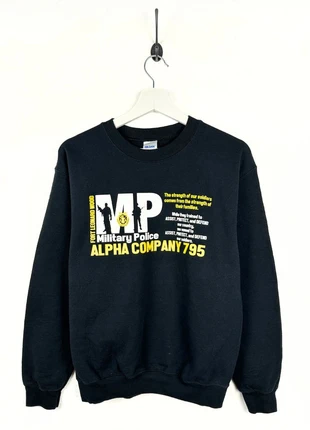 Gildan Sweatshirt Military Graphic Y2K Black Unisex, brand: Gildan, condizioni: Ottime, taglia: S, €16.99, €18.54 include la Protezione acquisti