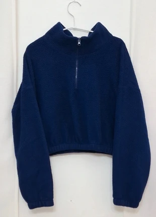 Felpa corta a cropped blu, condizioni: Ottime, taglia: M / IT 42 / EU 38, €4.50, €5.43 include la Protezione acquisti