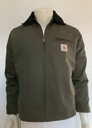 Carhartt Detroit Jacket Retro Style Kaki Edition Rework taille M, merk: Carhartt, staat: Heel goed, maat: M / 38 / 10, € 75,00, € 79,45 inclusief Kopersbescherming Pro