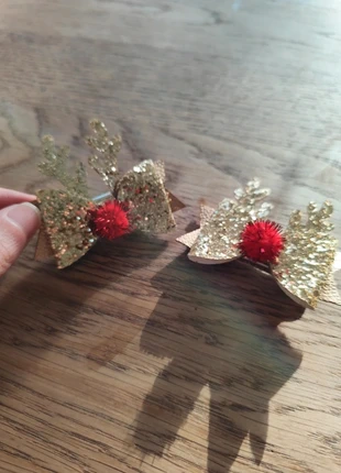 Lot de 2 barrettes cheveux Noël neuves, marque: Accessories, état: Neuf sans étiquette, 2,50 €, 3,33 € Protection acheteurs incluse