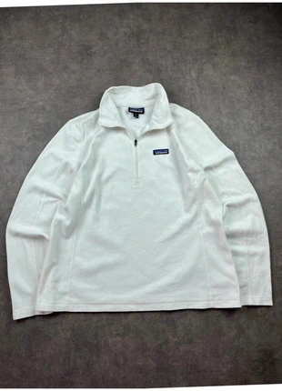 Polaire Légère Patagonia 1/4 Quart Zip Micro D Blanc - Taille XL Femme, marque: Patagonia, état: Très bon état, taille: XL / 42 / 14, 24,00 €, 25,90 € Protection acheteurs (Pro) incluse