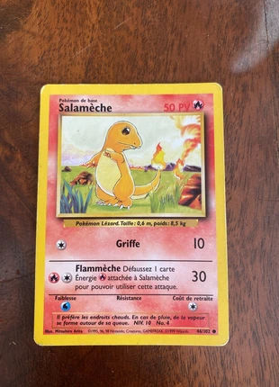 Salameche 46/102 set de base, marque: Pokémon, état: Très bon état, 4,00 €, 4,90 € Protection acheteurs incluse