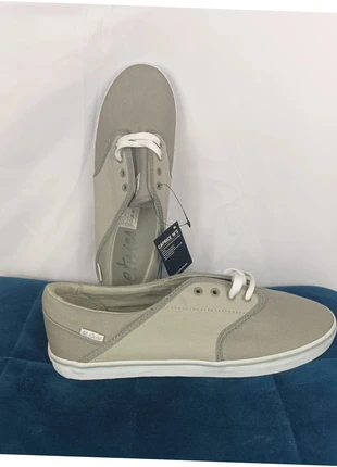 Chaussures plates ETNIES grise en toile, Taille 37 , bon état, marke: Etnies, zustand: Gut, größe: 37, 12,00 €, 13,30 € beinhaltet Vinted-Käuferschutz Pro