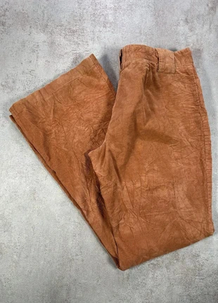 Pantalon Vintage En Velours Côtelé / Corduroy Moda terracotta texturé ample taille 10, marque: Vintage Dressing, état: Très bon état, taille: M / 38 / 10, 10,00 €, 11,20 € Protection acheteurs (Pro) incluse