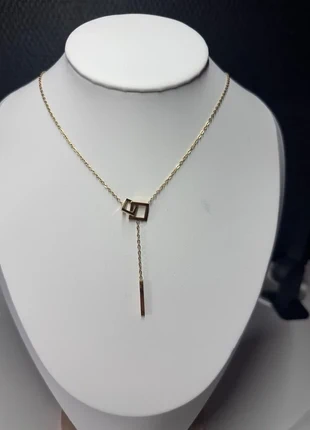 💛Collier doré en acier inoxydable – design géométrique élégant, brand: Boutique privée, condition: New without tags, €6.49, €7.51 includes Buyer Protection