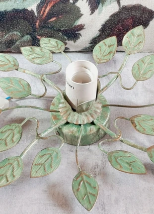 Vintage French leaf lamp🔸super cute plafondlampje!, marque: Vintage Love, état: Bon état, 22,00 €, 23,80 € Protection acheteurs incluse