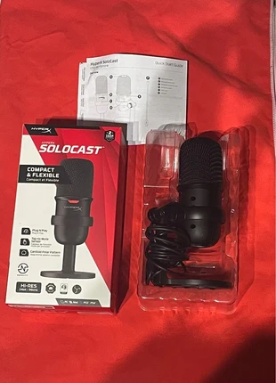 Microphone HyperX Solocast, brand: HyperX, condition: Very good, €25.00, €26.95 includes Buyer Protection