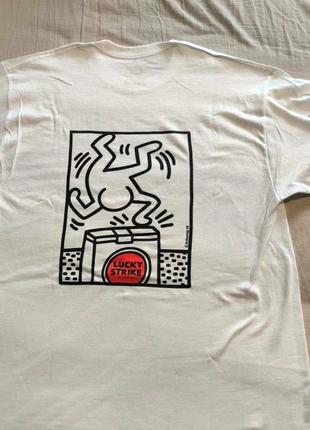 T-shirt Lucky Strike × Keith Haring Visuel avant et dos Taille S, brand: Lucky Strike × Keith Haring, condition: New without tags, size: S, €19.99, €21.69 includes Buyer Protection