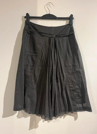 🖤 Jupe midi plissée Comptoir des Cotonniers – ceinture nouée & fluidité chic, merk: Comptoir des Cotonniers, staat: Heel goed, maat: M / 38 / 10, € 25,00, € 26,95 inclusief Kopersbescherming