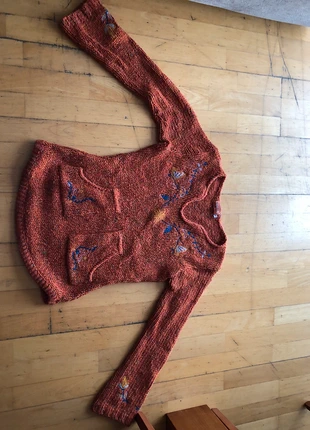 Jersey naranja vintage, marca: Vintage Dressing, estado: Muito bom, tamanho: S / 36 / 8, €7.00, €8.05 inclui Proteção do Comprador