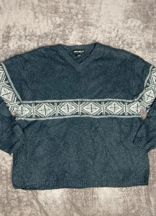 Pull Gris à motif Ethnic Vintage, brand: Vintage Dressing, condition: Good, size: XL, €10.00, €11.20 includes Buyer Protection Pro