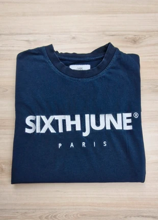 T-shirt sixth june noir logo broder taille xs, brand: Sixth June, condition: Good, size: XS / 34 / 6, €3.00, €3.85 includes Buyer Protection