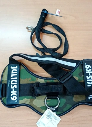 Pettorina Julius k9 nuova con guinzaglio taglia L, marca: Julius, estado: Novo com etiquetas, €12.99, €14.34 inclui Proteção do Comprador