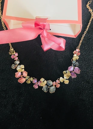Pastel Floral Statement Necklace (39.5cm + 15cm Extender), brand: Bloom & Blossom, condition: New without tags, £15.50, £16.98 includes Buyer Protection