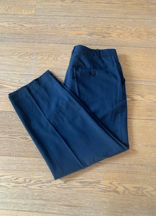 Baggy blue pantalon from Spain, merk: Vintage Dressing, staat: Heel goed, maat: M, € 34,90, € 37,35 inclusief Kopersbescherming