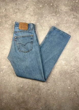 Pantalon Custom Badge Jean Levis 501 Taille FR40 W31 L30 Homme Bleu Clair Coton #J143, merk: Levi's, staat: Heel goed, maat: W31 | FR 40, € 20,70, € 22,44 inclusief Kopersbescherming Pro