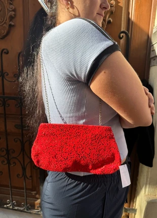 Bolso rojo fiesta brillo, marque: Vintage Dressing, état: Très bon état, 8,95 €, 10,10 € Protection acheteurs (Pro) incluse