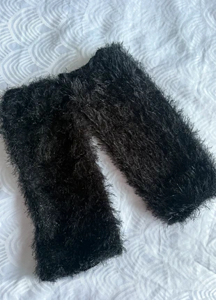 Jambiers noires effect peluche avec fils métalliques, marque: langsha, état: Neuf avec étiquette, taille: Taille unique, 35,50 €, 37,98 € Protection acheteurs (Pro) incluse