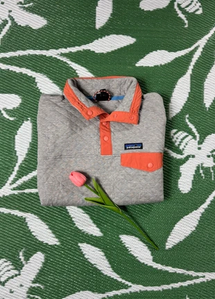 Veste Polaire Patagonia Half 1/4 boutonné | Synchilla Femme | Gris, Détail Orange | Taille S, marca: Patagonia, estado: Muito bom, tamanho: S / 36 / 8, €40.00, €42.70 inclui Proteção do Comprador