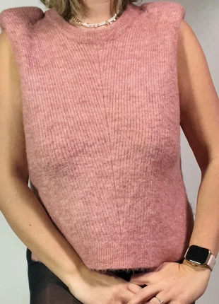 Pull sans manches rose femme en laine et mohair taille 44 / ichi, marque: ICHI, état: Très bon état, taille: XXL / 44 / 16, 10,00 €, 11,20 € Protection acheteurs (Pro) incluse