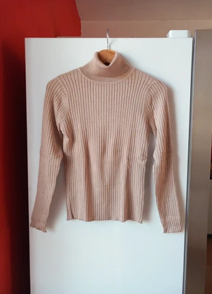 Maglia dolcevita beige donna L, marque: OVS, état: Neuf sans étiquette, taille: L / 40 / 12, 13,00 €, 14,35 € Protection acheteurs incluse