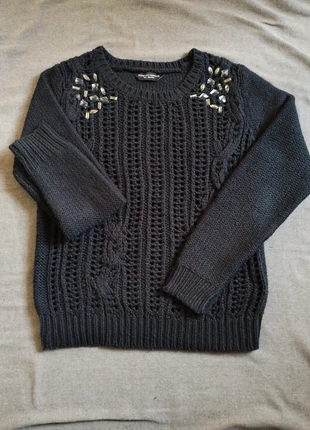 Pull d'hiver femme grosse maille noir en 36 de chez Dorothée Perkins, brand: Dorothy Perkins, condizioni: Ottime, taglia: S / IT 40 / EU 36, €2.50, €3.33 include la Protezione acquisti Pro