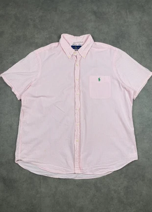 #35 - Chemise Ralph Lauren manches longues à rayures rose et blanc XXL, brand: Ralph Lauren, condizioni: Ottime, taglia: XXL, €9.99, €11.19 include la Protezione acquisti