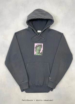 Pull Obey Noir Imprimé Rose coupe Large Hoodie Oversize Sweatshirt - Taille S #1384, brand: Obey, condition: Very good, size: S, €49.00, €52.15 includes Buyer Protection Pro