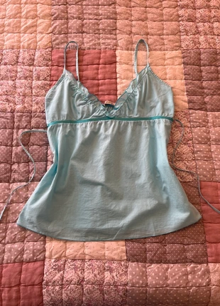 coquette light blue camisole babydoll prairie cottage vintage lingerie top milkmaid, marca: COQUETTE, estado: Muy bueno, tamaño: M / 38 / 10, 30,00 €, 32,20 € Protección al comprador Pro incluida