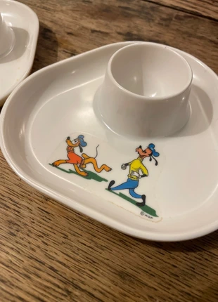 Coquetiers vintage Disney Ornamin (Donald, Dingo & Pluto) années 70/80, brand: Disney, condizioni: Ottime, €12.00, €13.30 include la Protezione acquisti