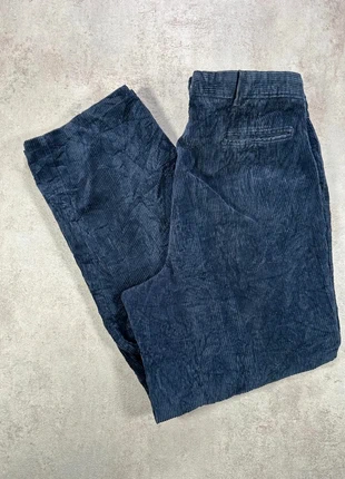 Pantalon En Velours Côtelé / Corduroy ezs bleu nuit ample plis frontaux taille W36 L32, marque: Vintage Dressing, état: Très bon état, taille: W36 | FR 46, 11,00 €, 12,25 € Protection acheteurs (Pro) incluse