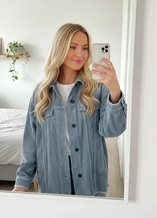 Veste en velours côtelé bleu Zara – Taille XS, brand: Zara, condition: Very good, size: XS / 34 / 6, €10.00, €11.20 includes Buyer Protection